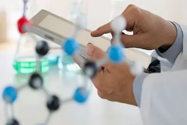 man working in a laboratory